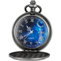 Tiong Taschenuhr mit Gravur "To My Son", klassisch, Vintage, Quarz, Taschenuhr mit Kette, für Sohn, Geburtstag, Weihnachten, Geschenke, Son-Grey, Vintage-Stil
