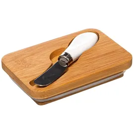 Five 5five - keramik-butterdose mit messer seramik weiß