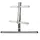Nedis TV-Ständer 37-75" 343 x 733 x 34,3 cm Grau/Aluminium