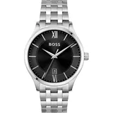 Boss ELITE mit Silbernes Edelstahlarmband - 1513896