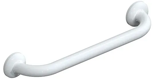 Haltegriff Elida Classic, weiß glänzend, antibakteriell, 400 x 32 x 100 mm