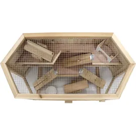 Hti-Living Hamsterkäfig Gino 80 x 40 x 43 cm