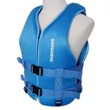 Schwimmweste für Erwachsene Kinder, Universal Rettungsweste für Herren Damen, Rettungsweste Schwimmhilfe für Kajakfahren, Angeln, Surfen, Wassersport (Blau, XL)