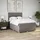 vidaXL Boxspringbett 140 x 200 cm Taupe