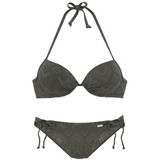 Buffalo Push-Up-Bikini Damen oliv, Gr.32 Cup A,