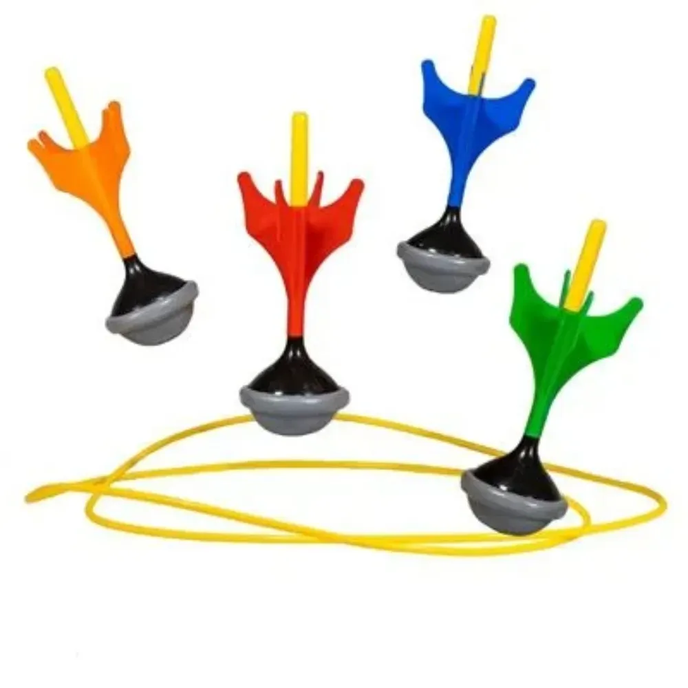 Ringwurfspiel Riesendart fcr Kinder 5-10 Jahre - Kunststoff, wetterfest, robust, flexibel - Outdoor Play