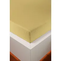 Bellana jersey Royal jersey Spannbetttuch Gelb, 140-160 x 200-220