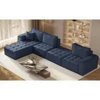 Kaiser möbel Bohoo modulare Ecke XL Blau Links