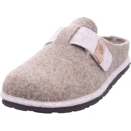 ROHDE Damen Pantoffel Filz Hausschuh Klettverschluss Wechselfußbett D.Meran 6812, Größe:38 EU