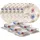 Villeroy & Boch Mariefleur Gris Basic Teeservice 18-tlg. blumiges Design