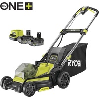 RYOBI Akku Rasenmäher RY18LMX40C240 ONE+ 18V 4Ah Akku Mulchmäher 40cm Schnittmaß