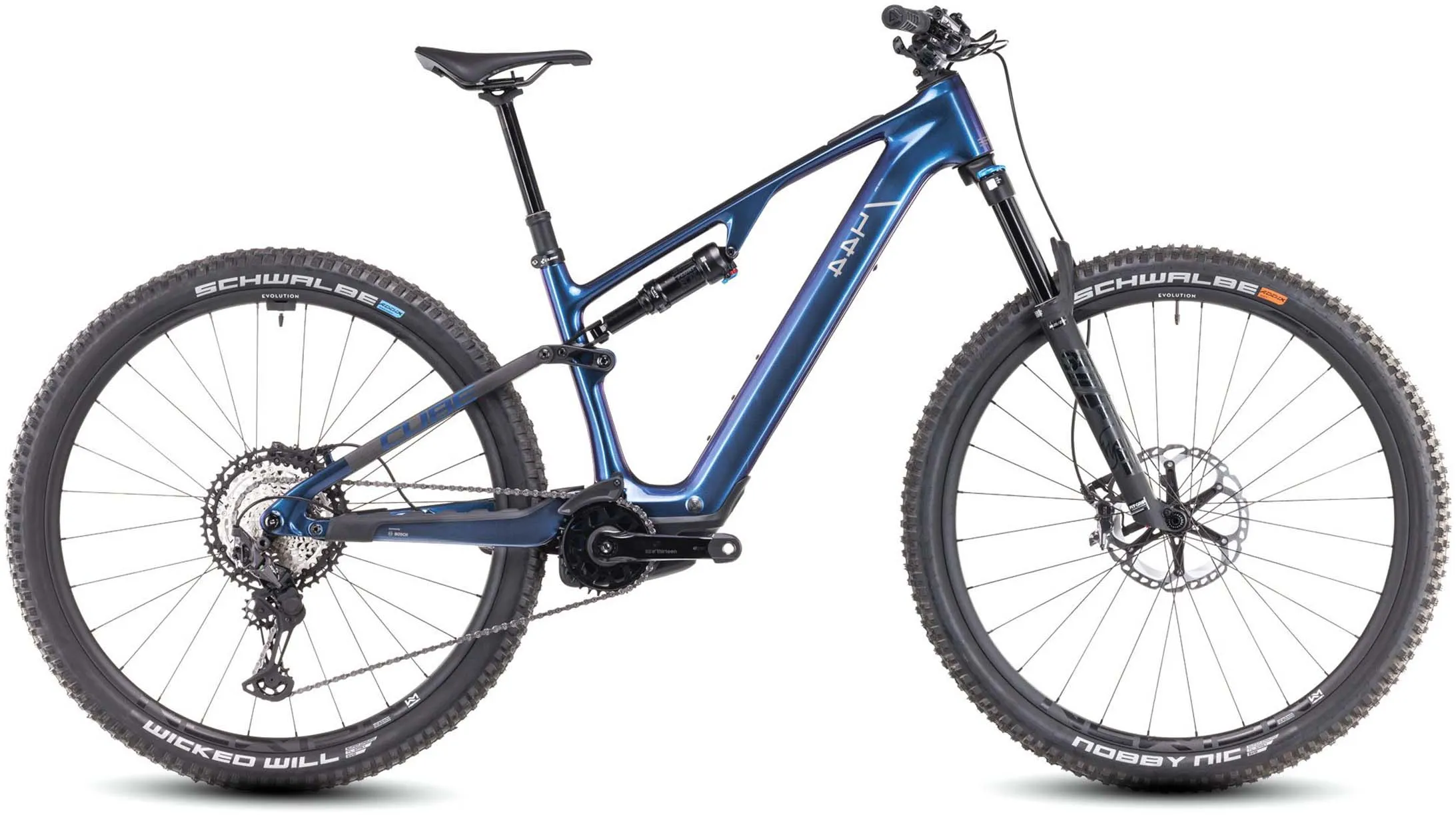 Cube AMS Hybrid ONE44 C:68X SLX 29 - Elektro Carbon MTB-Fully 2025 | deepcobalt ́n ́black - 29" - M