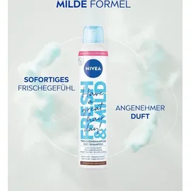 NIVEA Trockenshampoo Hair Care Fresh & Mild Dunkle Haartöne 3 x 200 ml
