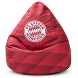 Sitting Point Sitzsack BeanBag XL FCB Raute Stoff FC Bayern
