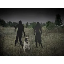 Europalms Silhouette Metall Zombie Mann 135 cm