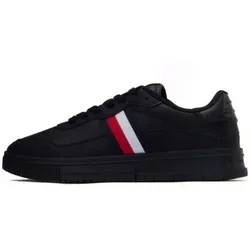 Tommy Hilfiger  Sneaker Supercup Leather Stripes  in Schwarz, 40