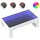 vidaXL Couchtisch mit Infinity-LED Weiß 90x53x30 cm
