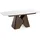 WFL GROUP Vanta 200 x 90 x 76 cm ausziehbar weiß