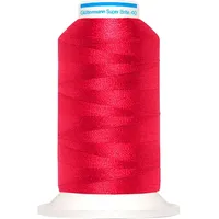 Gütermann 705798-5563-1 Gütermann Super Brite Polyester 40 Maschinenstickgarn x 1000 m Rolle, rot