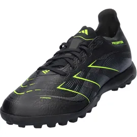 adidas Predator League TF Herren Core Black/Carbon/Lucid Lemon 44
