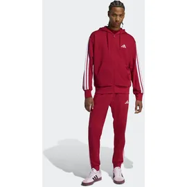 adidas Essentials 3-Streifen French Terry, Herren Kapuzensweater, grün - M