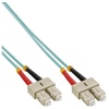 LWL Duplex Kabel, OM3, 2x SC Stecker/2x SC Stecker, 15m (83515O)