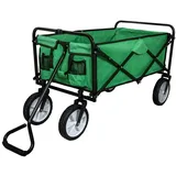 MonsterShop Faltbarer Gartenwagen Grün