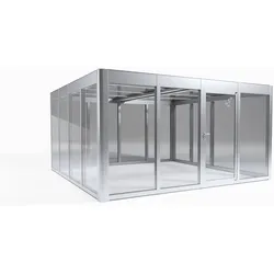SunElements Design Gewächshaus SunGarden Modern mit Photovoltaik-Option Modern 4.4 ALU Natur, Wand/Dach: 6mm Acrylglas