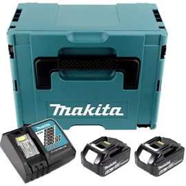 Makita Power Source Kit 18 V Li-Ion 2x 6,0 Ah + DC18RC Ladegerät + Makpac 199480-6