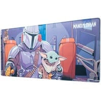 Grupo Erik Gaming Mauspad XXL Star Wars The Mandalorian Gaming Mousepad XXL Baby Yoda Grogu rutschfest und Wasserabweisend Mauspad Groß - Mouse Pad für Tastatur