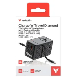 Verbatim Reiseadapter Schwarz