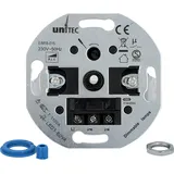 Unitec LED Dimmer 3-60 Watt Druck-Wechselschalter, Unterputz