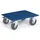 ROLLCART Kistenroller 500x500 mm Blau