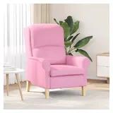 vidaXL Sessel Rosa 76 x 94 x 102 cm Stoff mit Kissen