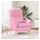 vidaXL Sessel Rosa 76 x 94 x 102 cm Stoff mit Kissen
