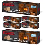 FLAMMBURO Kaminholz Kamin-Reinigungsblock Entrußer Kaminscheit - Kaminholz, Brennholz, (6-St)