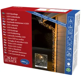 Konstsmide LED-Lichterkette Micro 28 m Bernstein