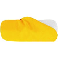 Kissenbezüge für Nackenrollen, Bestlivings (1 Stück), Nackenrollenbezug / Kissenbezug in versch. Größen, samtweich gelb 12 cm x 30 cm