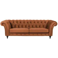 SOHO Einzelsofa Churchill ¦ braun ¦ Maße (cm): B: 252 H: 79 T: 100