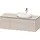 Duravit L-Cube Konsolenwaschtischunterbau wandhängend, Taupe Matt Dekor