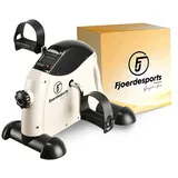 Fjoerdesports Mini-Heimtrainer, Arm- und Beintrainer, Bewegungstrainer, 2 in 1, mit Trainingsdisplay, Hometrainer, Verschiedene Widerstandsstufen, Ausdauertraining, grau (41 x 40 x 30,6 cm)