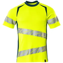 Warnschutz T-Shirt "ACCELERATE SAFE" UV-Schutz - S - gelb/dunkelpetroleum