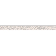 A.S. Création Bordüre Only Borders 9 Borte 5,00 m x 0,05 m grau metallic weiß Made in Germany 962091 -