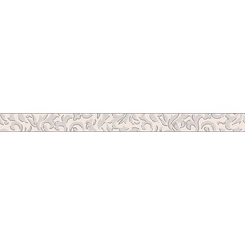 A.S. Création Bordüre Only Borders 9 Borte 5,00 m x 0,05 m grau metallic weiß Made in Germany 962091 -