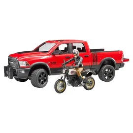 Bruder 02502 - RAM 2500 Power Wagon mit Ducati Desert Sled 1:16