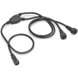 esotec Y-Verteiler 2-Pin groß Solar Teichpumpen Akkuboxen Adapterkabel 101835