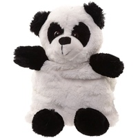 Wärmflasche Panda mit Körnerkissen Bettflasche Kuscheltier Wärmeflaschenbezug