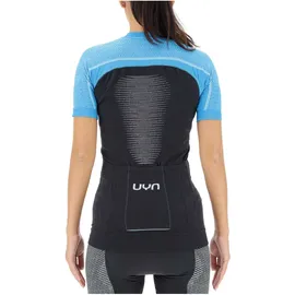 Uyn Granfondo kurzarm Fahrradtrikot Damen blackboard/danube blue S