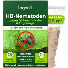 Legona HB-Nematoden gegen Dickmaulrüssler und Engerlinge