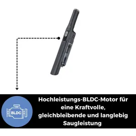 Fakir AS 1480 LT Floor schwarz-silber